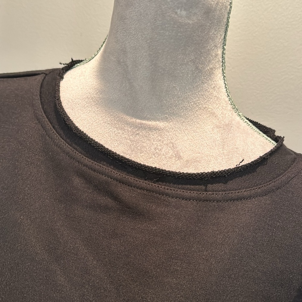 Bear Dance black distressed sleeveless sweatshirts NWT S - Picture 2 of 11